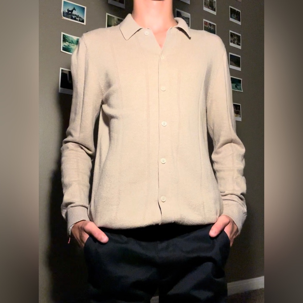 Abercrombie button up sweater